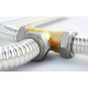 Sauflex galvanized stainless steel pipe for steam