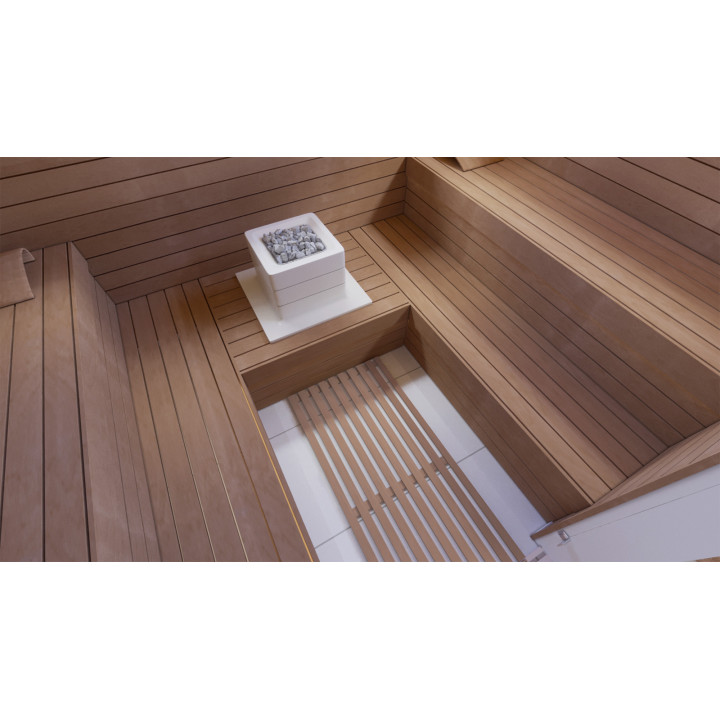Reinforced floor grate, Thermo aspen, 600x800x43 mm