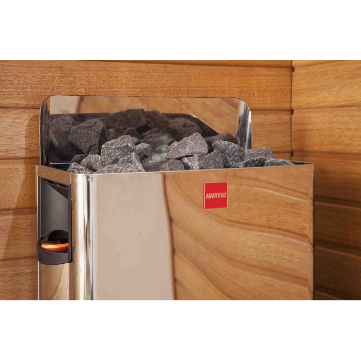 Electric sauna heater - HARVIA The Wall SW45 4.5 kW with control panel