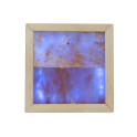 Himalayan salt light LED RGB, abachi wood - 1