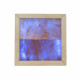 Himalayan salt light LED RGB, abachi wood
