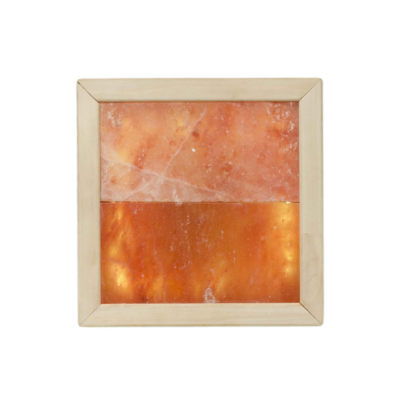 Himalayan salt light LED, black alder wood Himalayan salt light LED, black alder wood