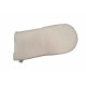 Woolen white glove for sauna