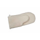 Woolen white glove for sauna