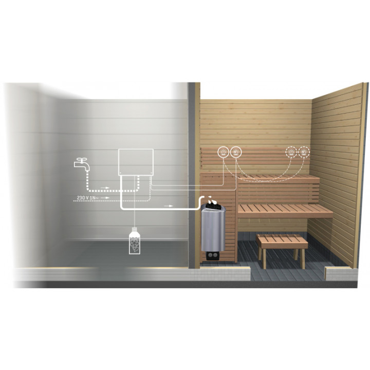 HARVIA Autodose water-fragrance dispenser
