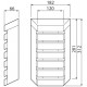 Saunaled LED-light 180TRL 8W