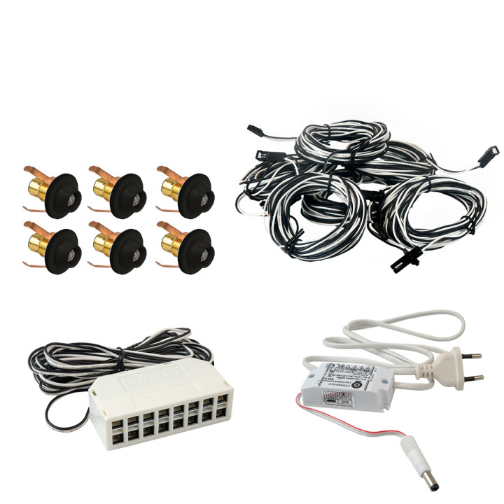 Sauna lightning Led Lite 6, black