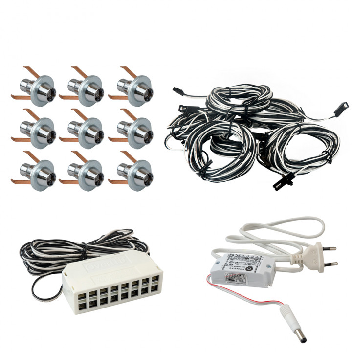 Sauna lightning Led Lite 9, silver