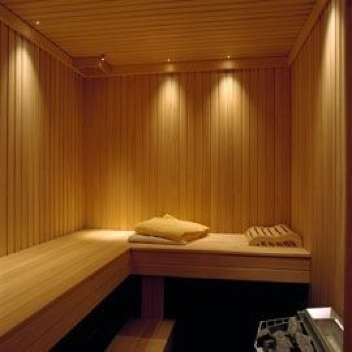 Additional LedLite LED sauna light, black