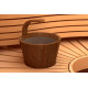 SAWO steamwater pail, cedar, 4 l