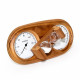 SAUNIA 3-in-1 thermo-hygrometer with sand timer 591L