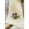 Sauna hat - BUCKET AND SAUNA WHISKS, striped - 1 Sauna hat - BUCKET AND SAUNA WHISKS, striped - 1