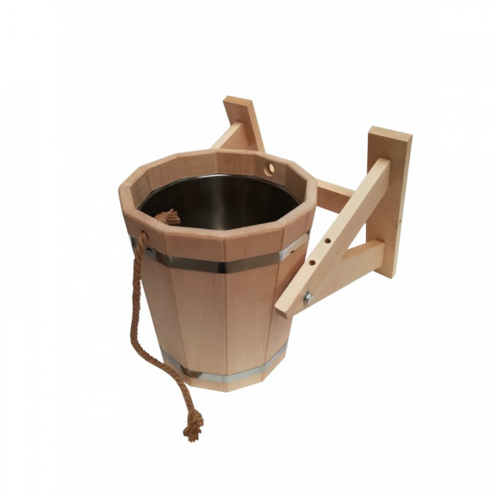 Shower bucket with stainless steel insert, 20 l