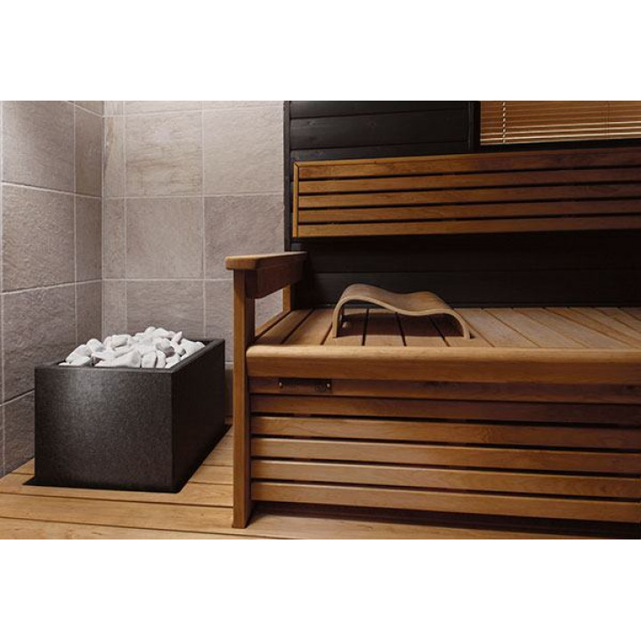 White sauna stones