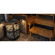 Safety railing SASPO241L - for HARVIA Legend heaters, with lighting
