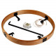 Safety railing SASPO241L - for HARVIA Legend heaters, with lighting