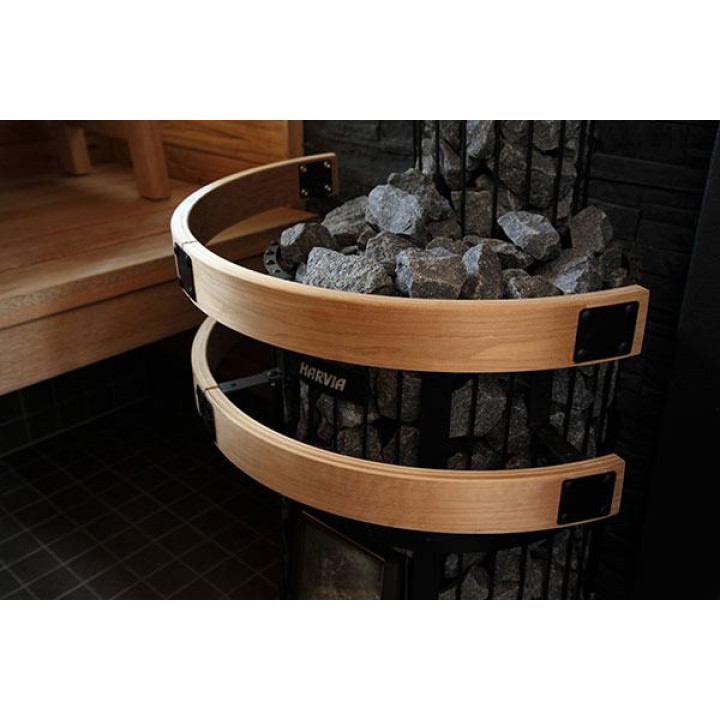 Safety railing SASPO241L - for HARVIA Legend heaters, with lighting