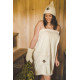 Sauna spron for female - CREAM
