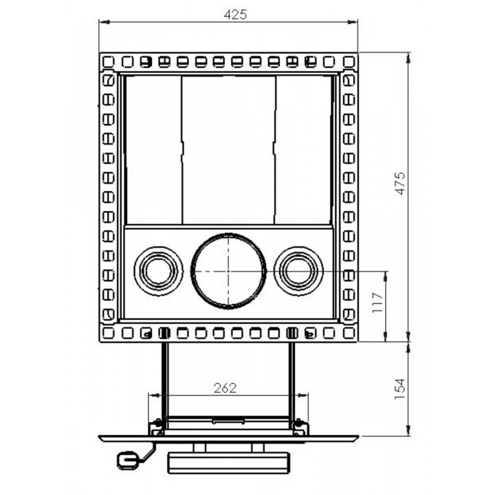 Woodburning sauna stove - KOTA KURU 14 ST