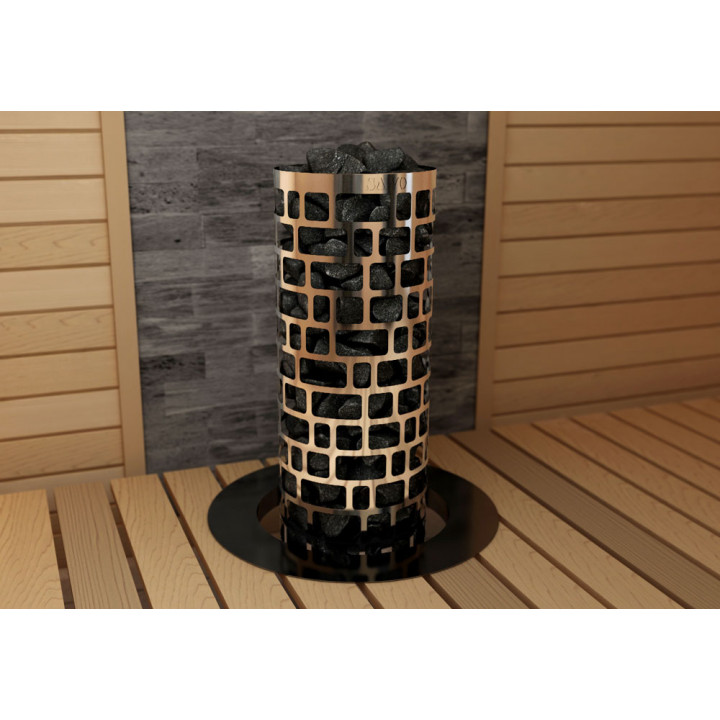Electric sauna heater – SAWOTEC Ari Round, without control unit