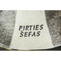 Sauna hat - PIRTIES ŠEFAS, striped - 1 Sauna hat - PIRTIES ŠEFAS, striped - 1