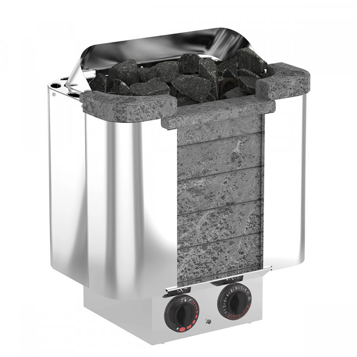 Electric sauna heater – SAWOTEC Cumulus, with control unit