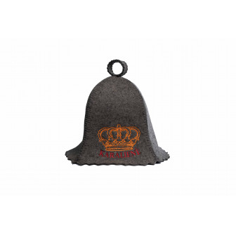 Sauna hat - KARALIENĖ, gray