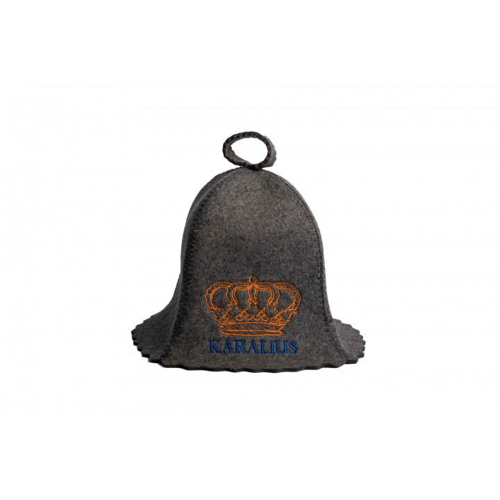 Sauna hat - KARALIUS, gray