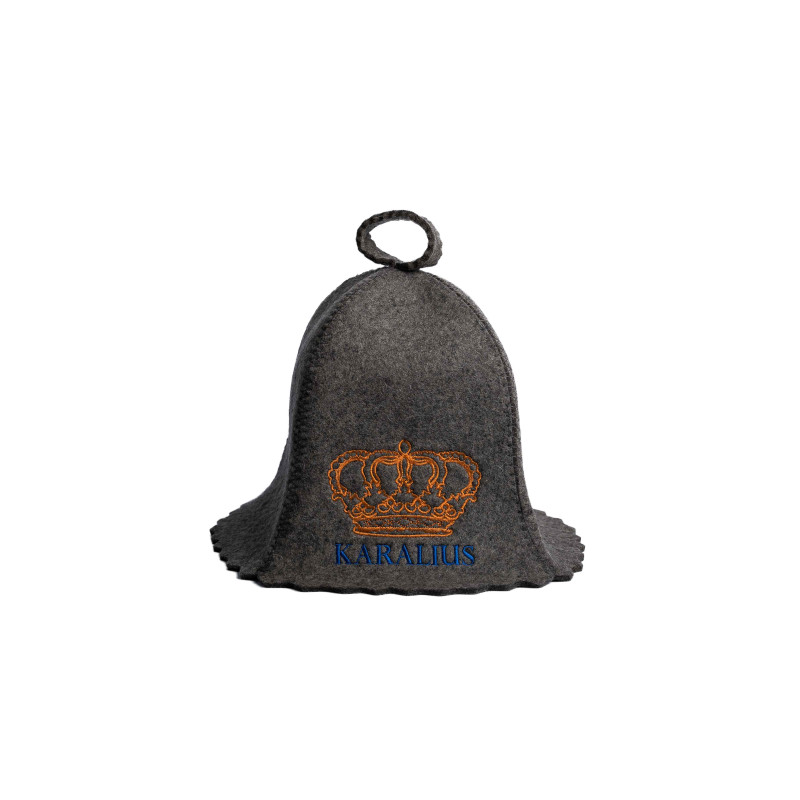 Sauna hat - KARALIUS, gray