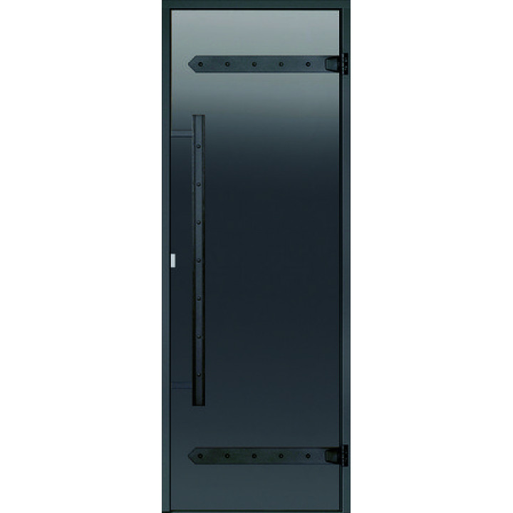 Glass sauna doors HARVIA Legend 9x21, gray
