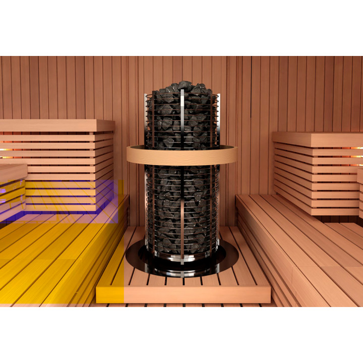 Electric sauna heater – SAWOTEC Tower, without control unit