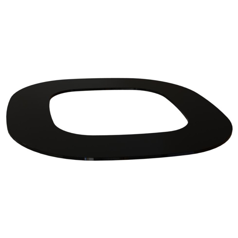 Embedding flange - HELO Himalaya, black glass