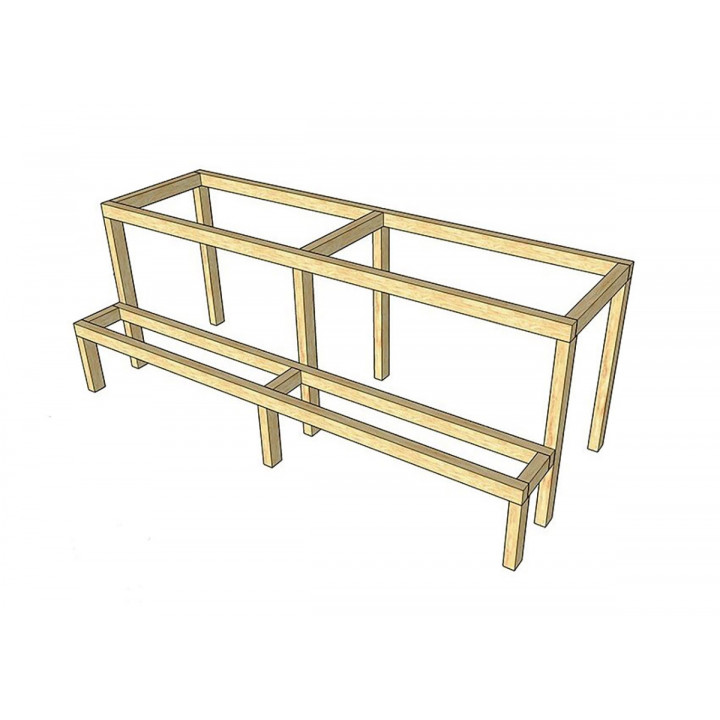Legs for modular sauna benches, 600, Aspen