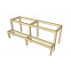 Legs for modular sauna benches, 600, Aspen