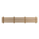 Modular sauna bench STANDART, Thermo-aspen