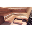 Modular sauna bench OPTIMAL, Alder - 1