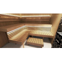 Modular sauna bench OPTIMAL, Thermo aspen - 1