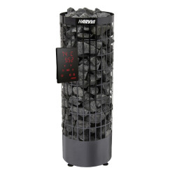Electric sauna heater - HARVIA Cilindro Black Steel PC70XE 6,8 kW