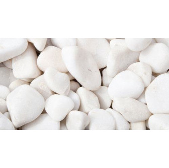 White sauna stones