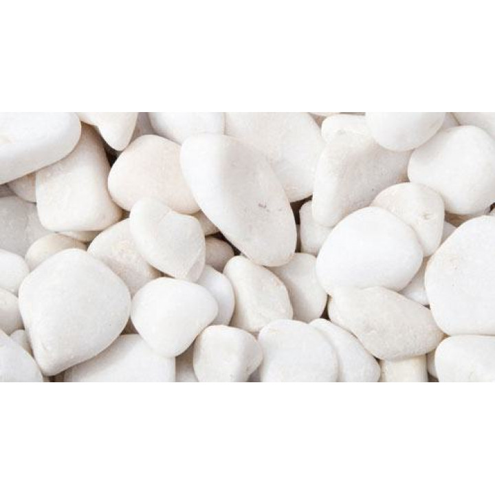 White sauna stones