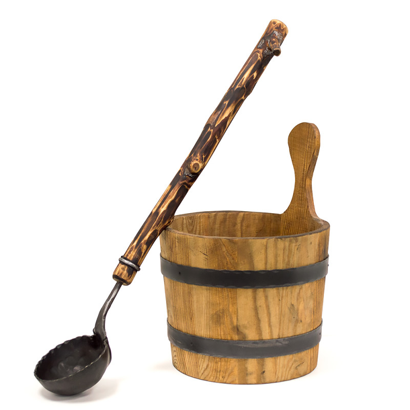 Bucket and ladle Legend forged set 7,0 L