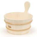 SAWO wooden bucket with wooden handle 4 l - 3