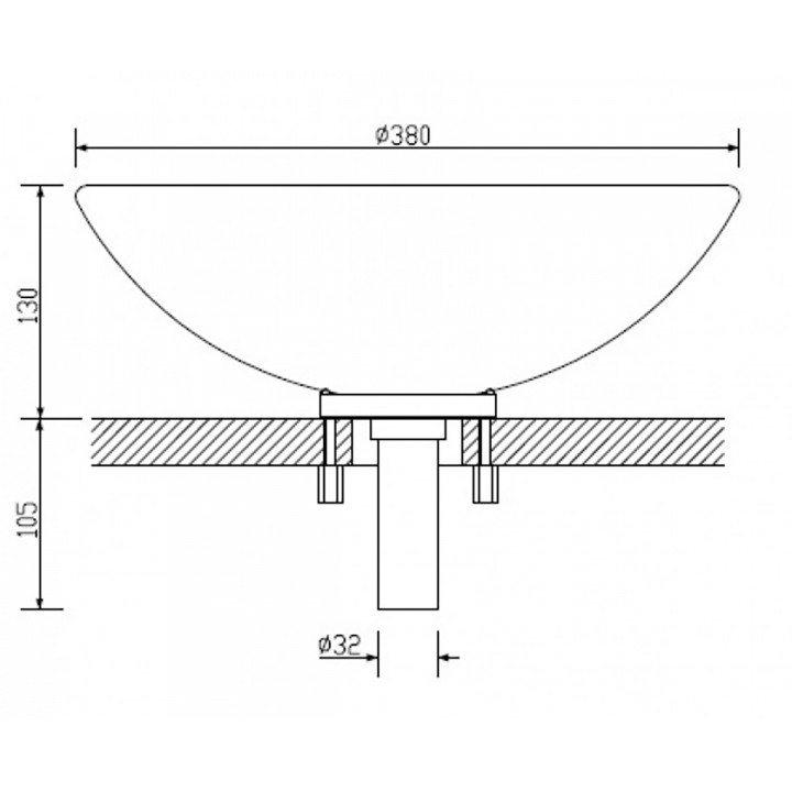 CARIITTI light bowl, diameter 380 mm