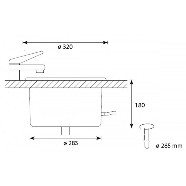 CARIITTI bowl 5 l