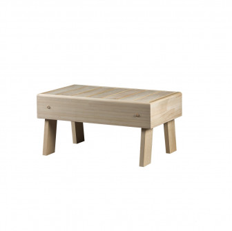 Sauna bench - staircase HS 1, aspen
