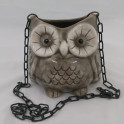 Ceramic container for scents - owl - 1