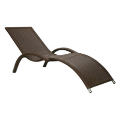 Chase-longue Meridian, Coffee  Chase-longue Meridian, Coffee