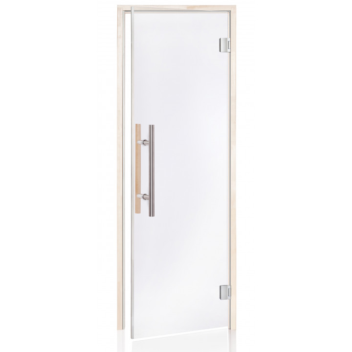 AD LUX glass sauna doors, 90 x 190, Aspen, Transparent