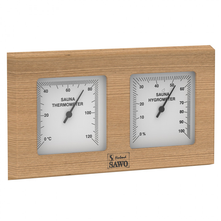 SAWO thermo-hygrometer 224-THD, cedar