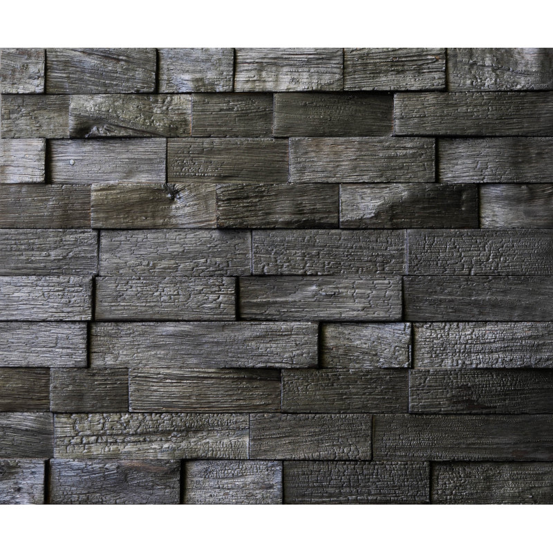 Decorative wooden panel Impressa Charred Oak